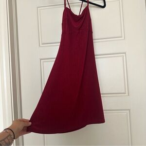 Free People Intimately Maroon Slip Dress NWT Size Small